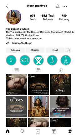 Instagram Feed thechosendeutsch