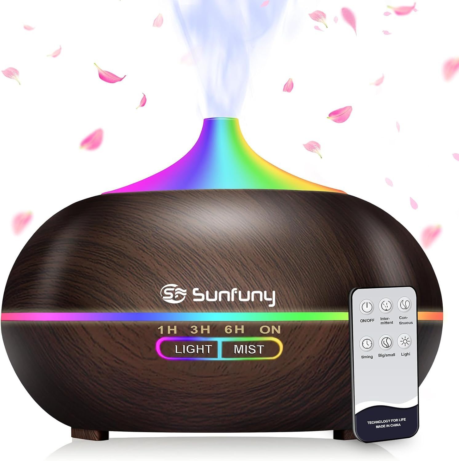 Ultrasonic Aromatherapy Air Diffuser with Smart Remote Control