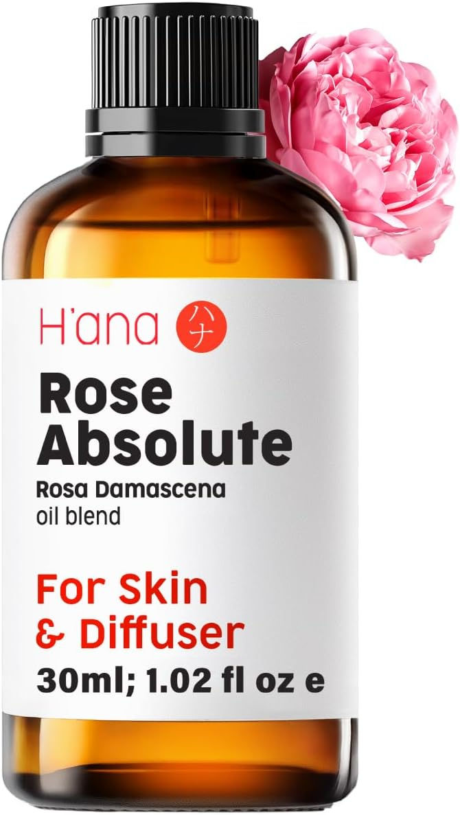 Rose Essential Oil - 30Ml - for Hair, Skin, Diffuser, Aromatherapy, DIY Candle &