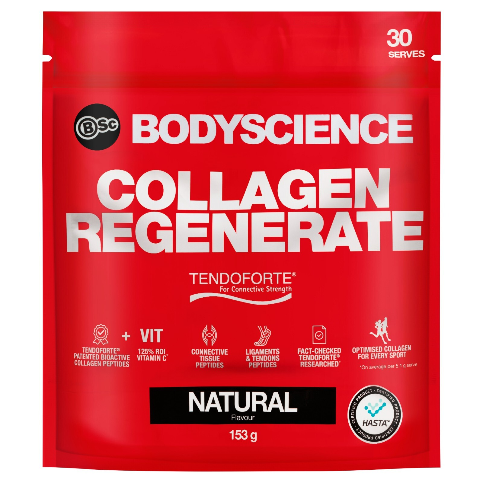 Bsc Collagen Regenerate 153G - Promote Healthy Skin, Hair, Joints with Collagen