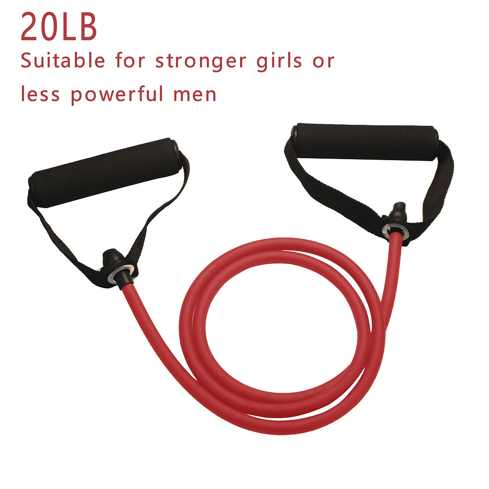 Thumbnail: Resistance Bands With Handles, Exercise Bands, Workout Bands With Handles For Me