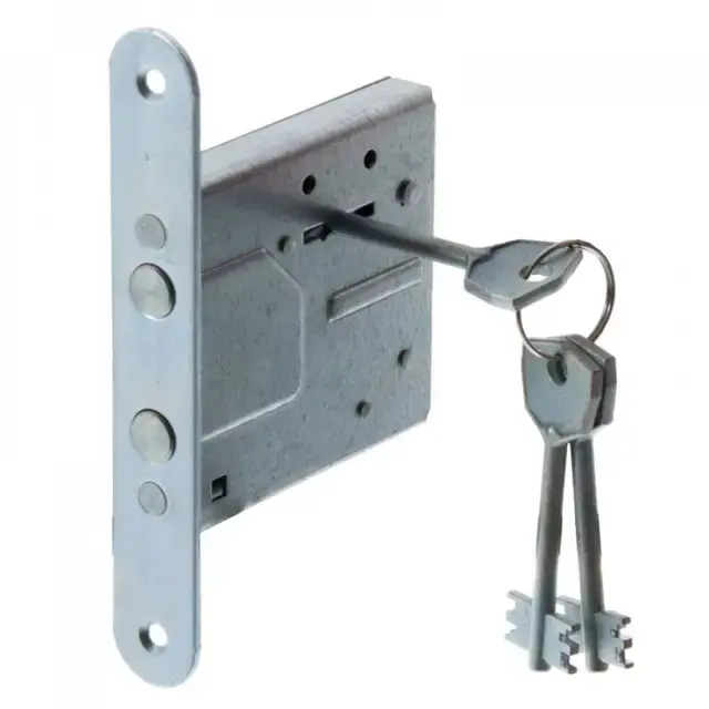 What is the backset of a lock?