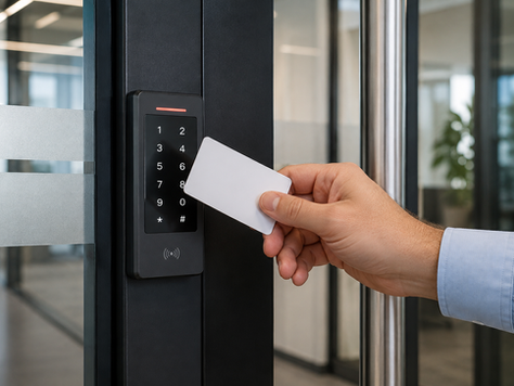 Elektronische Zutrittskontrolle für Büros und Gewerberäume