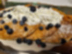 Blueberry whole wheat pancakes