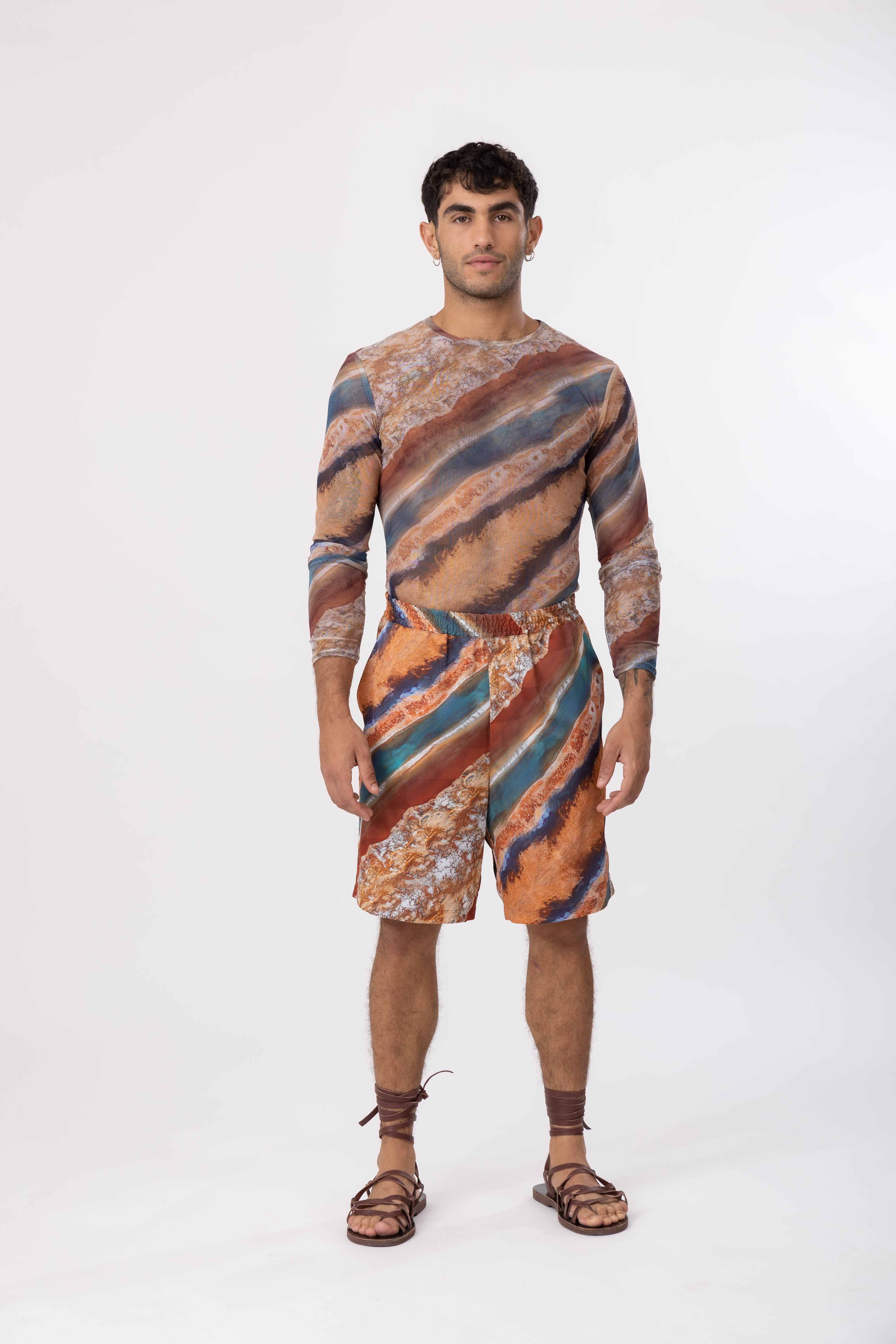 Dead Sea Print Power Top