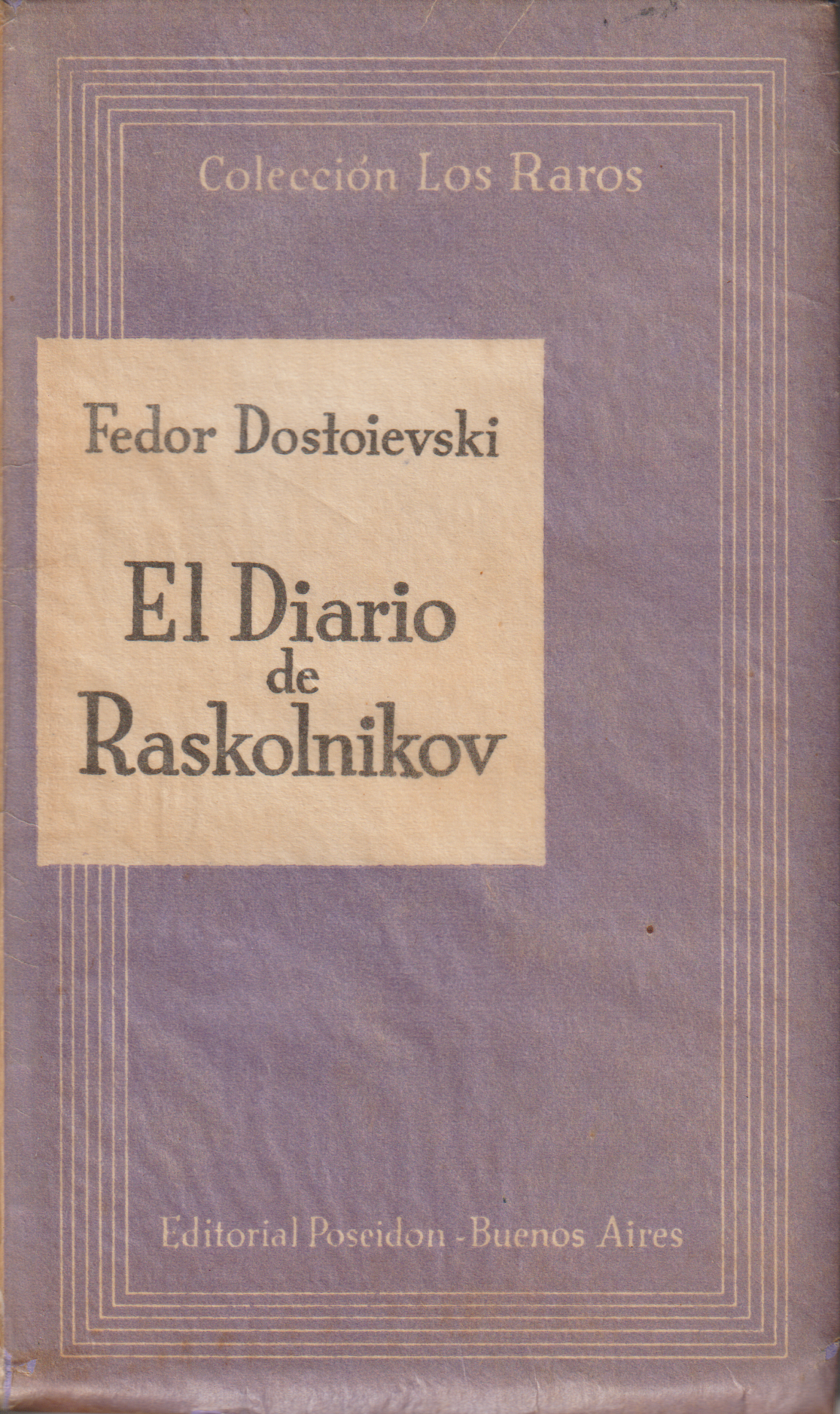 El diario de Raskolnikov