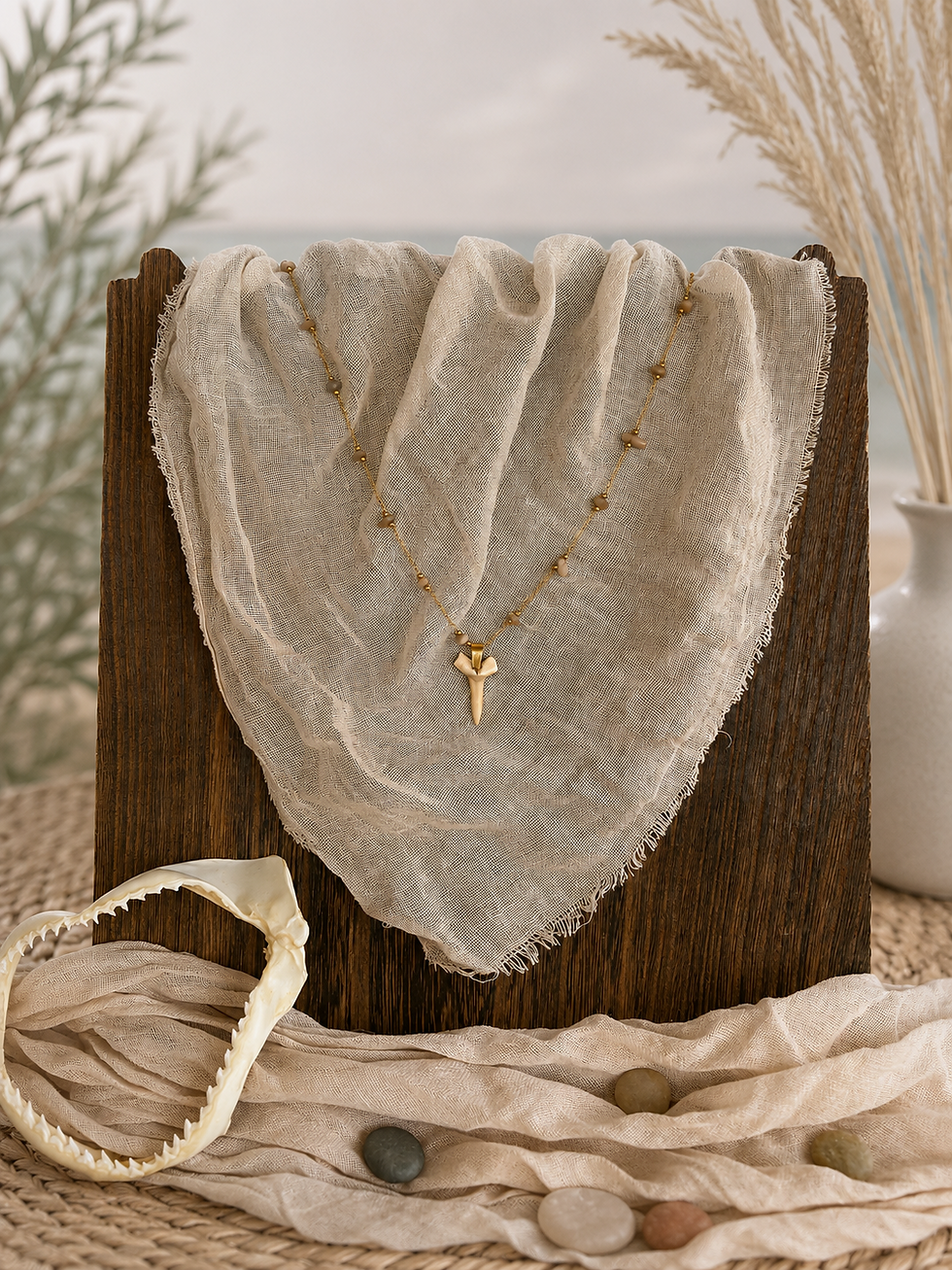 The Landfall Shark Tooth Necklace