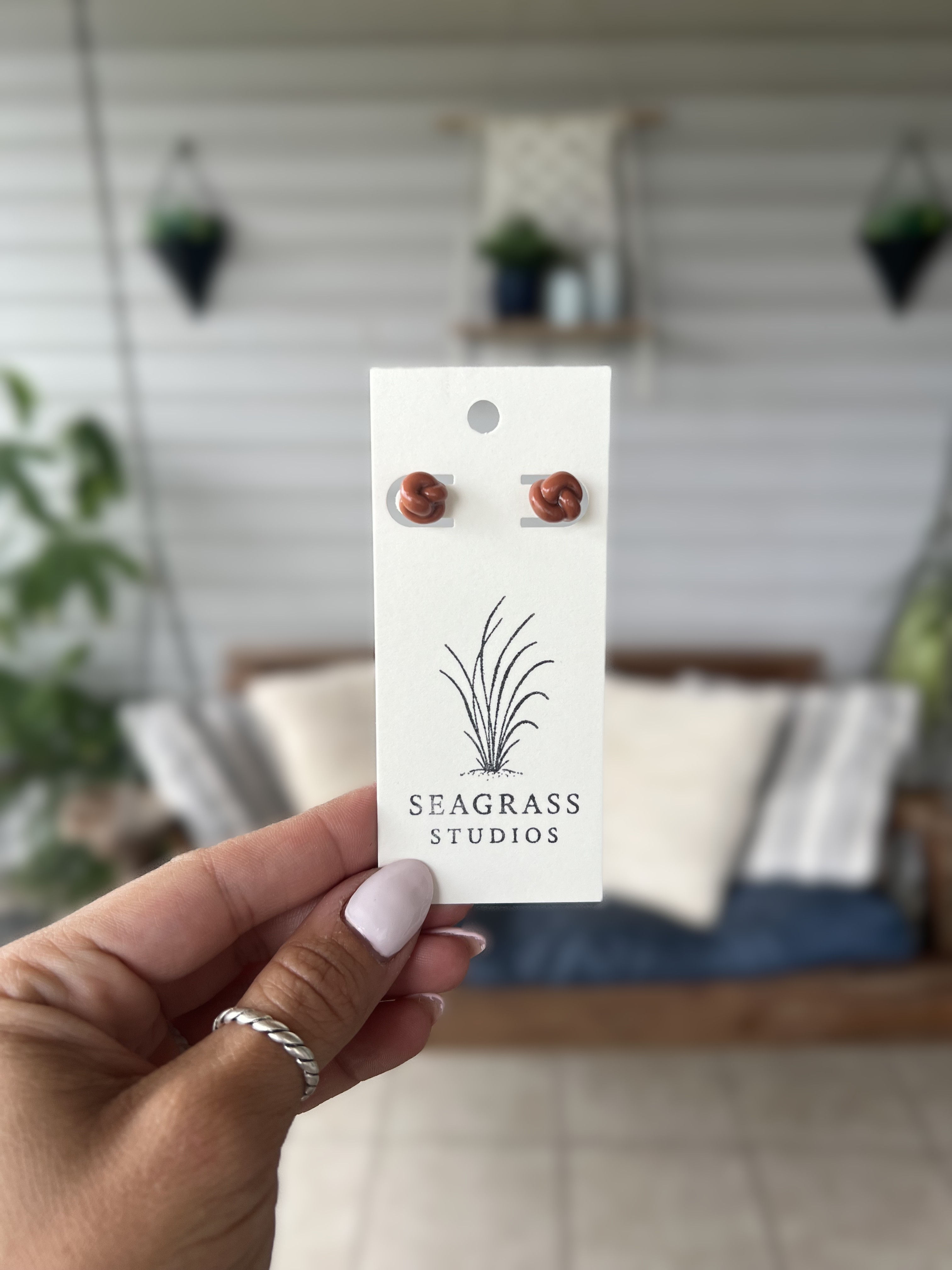 Studs | Terracotta Knot