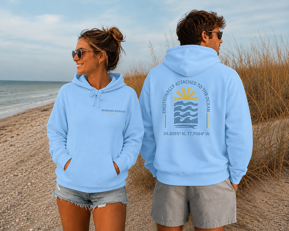 Thumbnail: Emotionally Attached To The Ocean Hoodie 