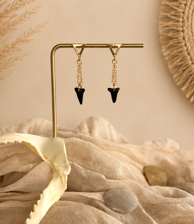 The Hollis Shark Teeth Earrings