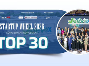 VEEVOX – Startup thuộc hệ sinh thái VIoT Holding lọt Top 30 Startup Wheel 2026