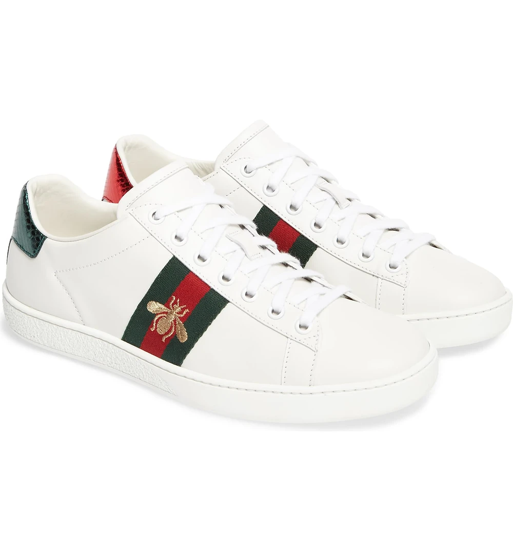 classic white sneakers