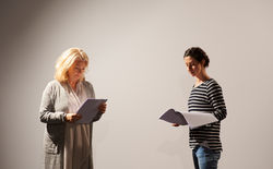Actresses Reading Script