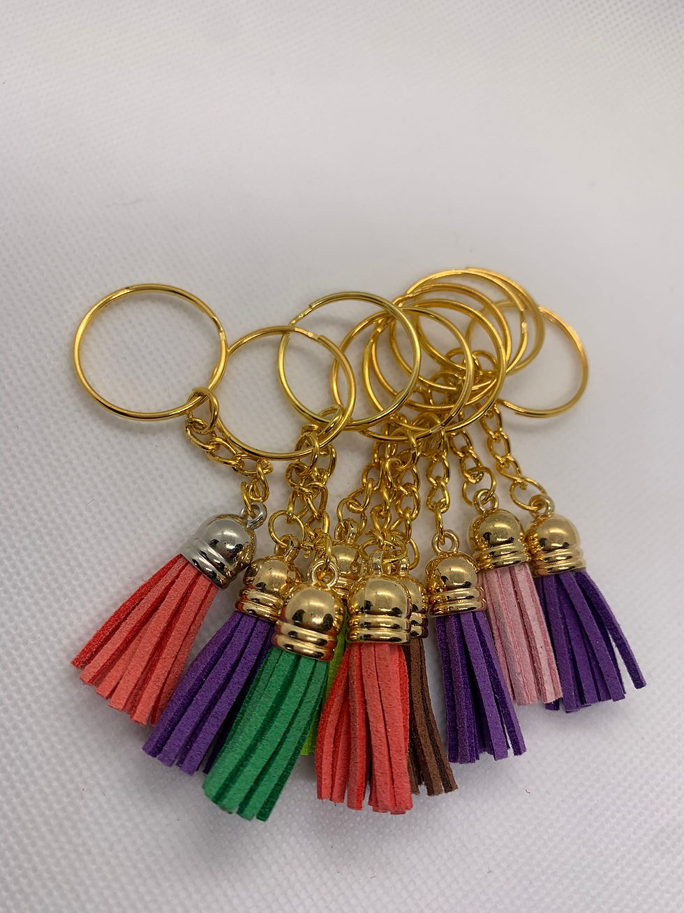Thumbnail: Gold colour Tassel Keyring