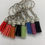 Thumbnail: Silver colour Tassel Keyring