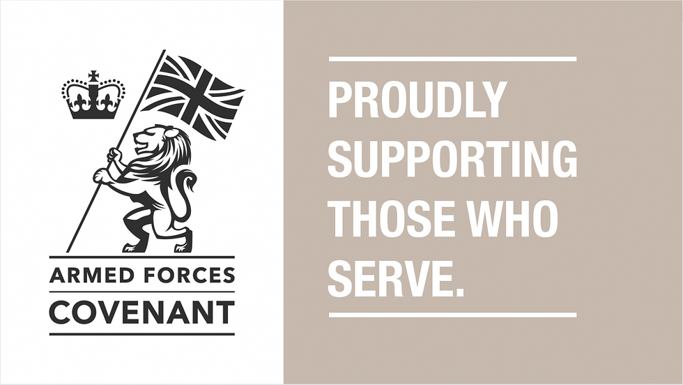 Armed Forces Covenant: Proudly supporting those who serve.