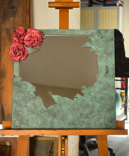 Miroir bronze Anne H