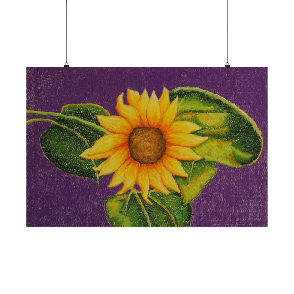 Thumbnail: Sunflower original artwork print