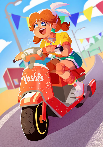 Daisy Mariokart World