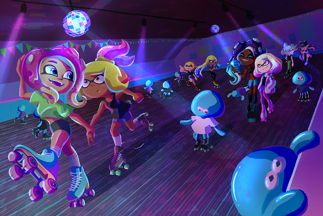 My art - Rollerskating