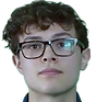 Man's face.