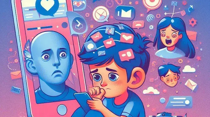 How does Social Media Hinder Brain development in kids
