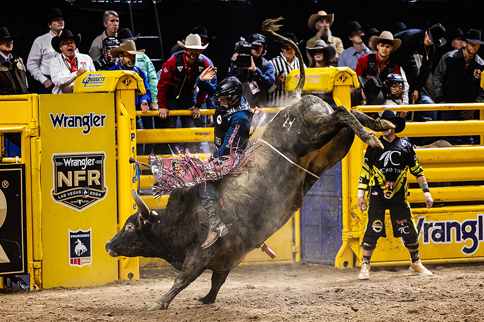 Trosclair at the 2024 National Finals Rodeo