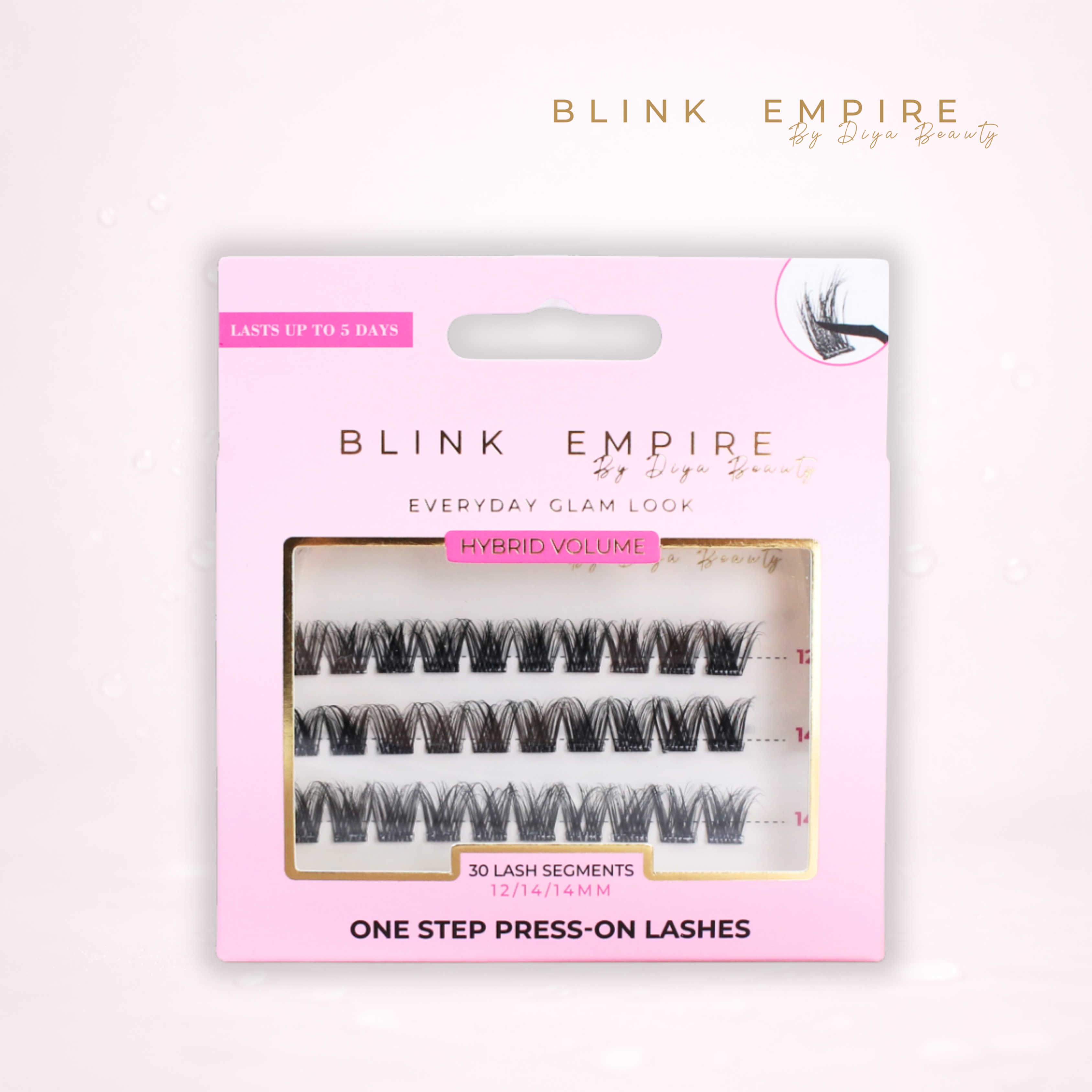 Hybrid Volume - One Step Press on Lashes