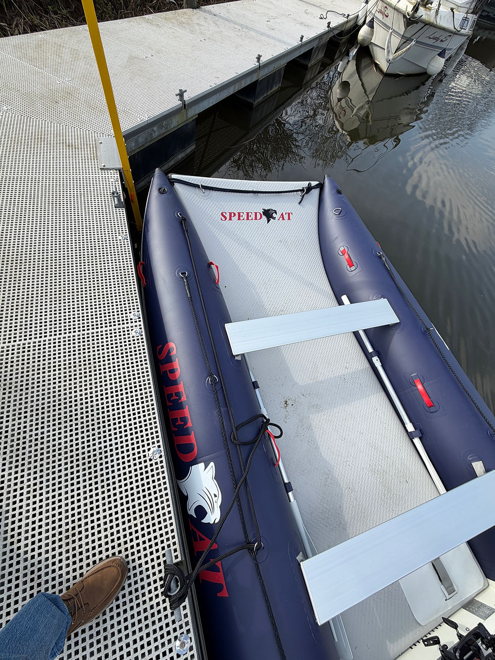 Thumbnail: SPEEDCAT 330 with 6hp Tohatsu engine, Available in 3 c