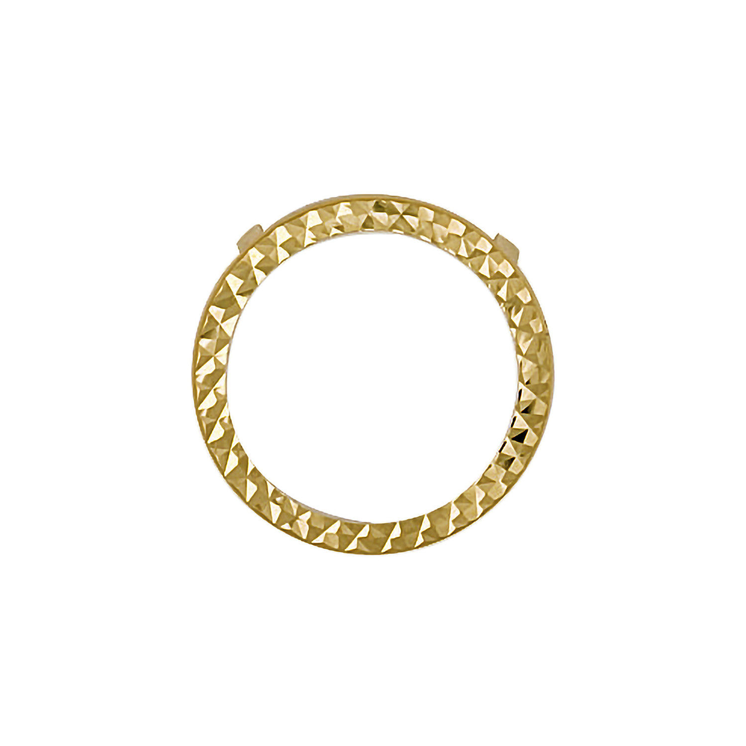 Yellow Gold Half Bezel
