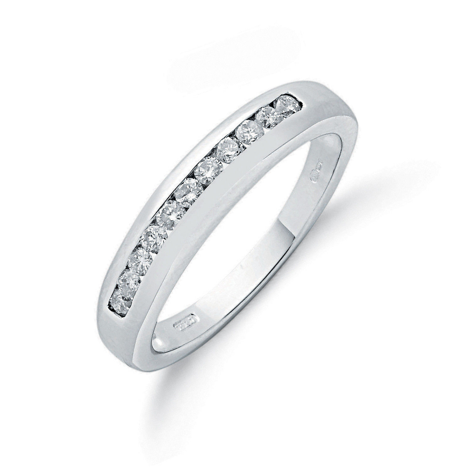 18ct White Gold 0.25ctw Diamond Eternity Ring P
