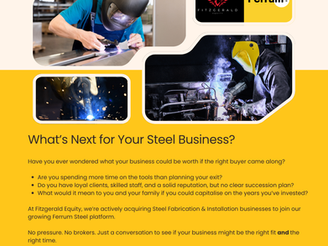 Do you own a Steel Fabrication or Installation Business?