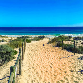Scarborough Walkway Perth beach Western Australia ocean landscape Photography
