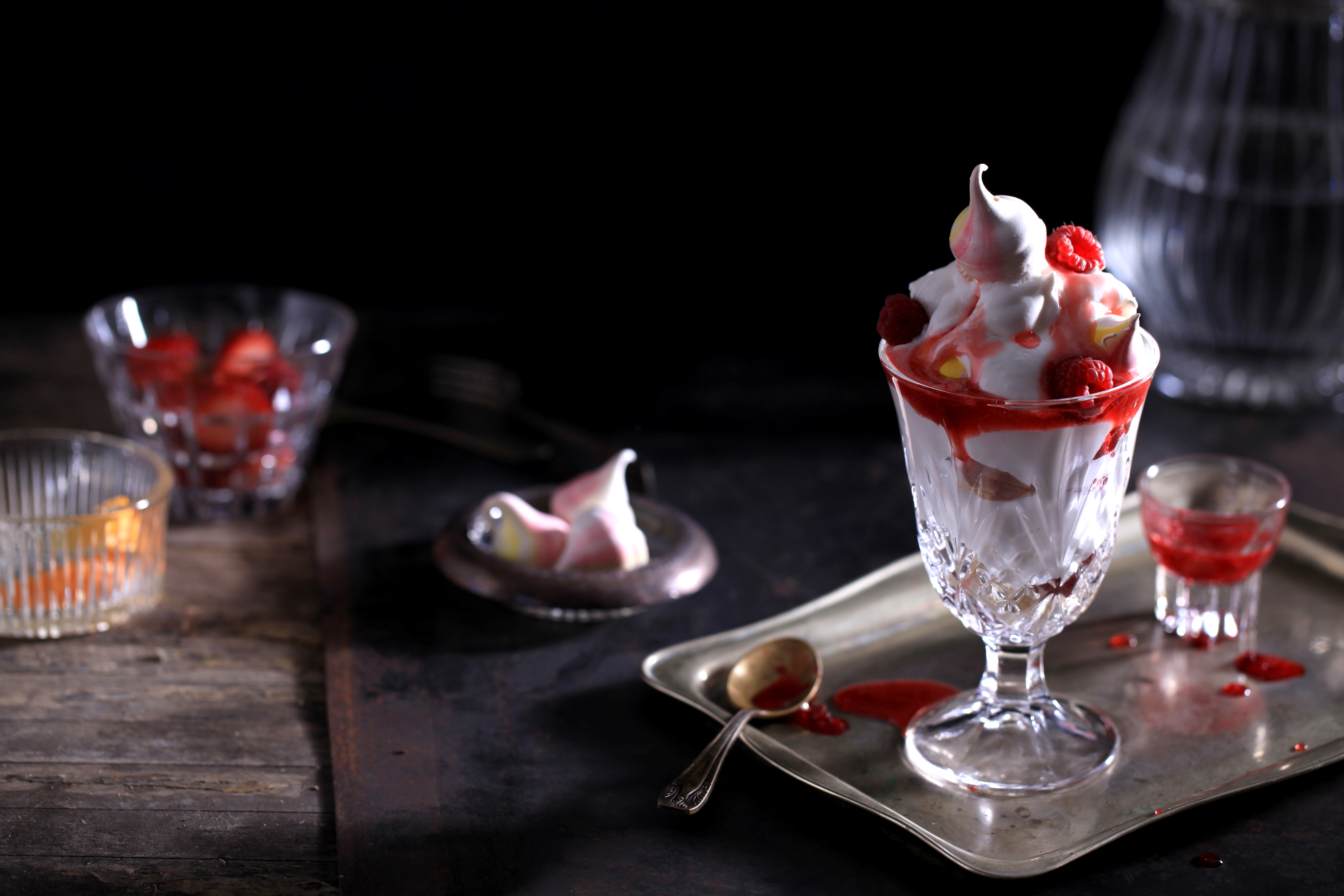 Arranged Food and Objects