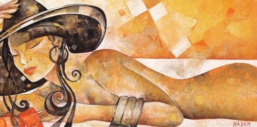 Beautiful Woman Abstract Art