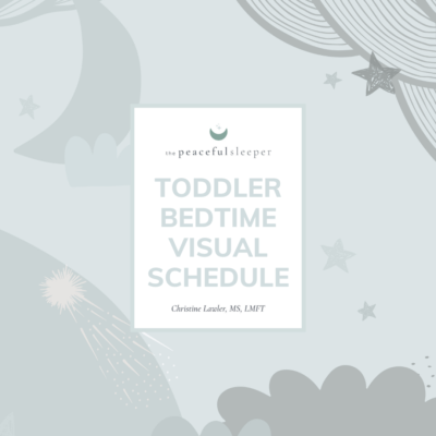 Toddler Bedtime Visual Schedule | The Peaceful Sleeper