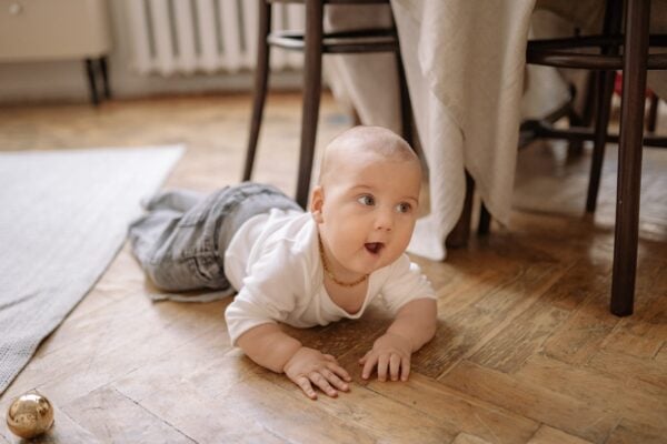 7 Month Old Baby Crawling | The Peaceful Sleeper