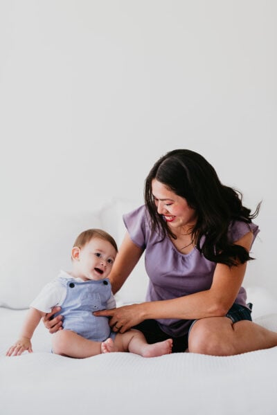 Mom and Baby Laughing | The Peaceful Sleeper