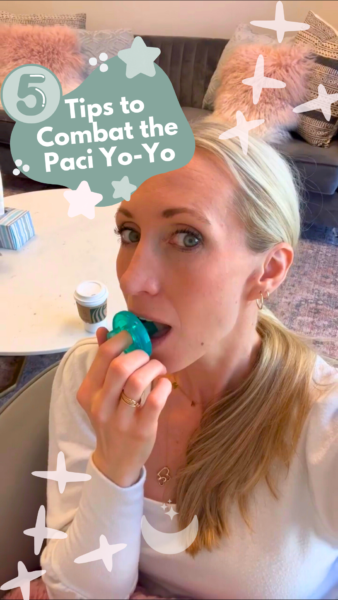5 Tips to Combat The Paci Yo-Yo | The Peaceful Sleeper