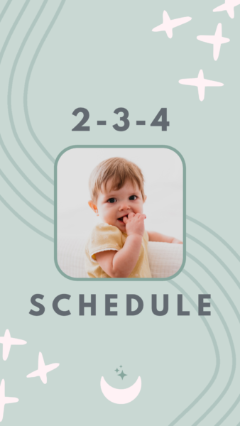 2-3-4 Nap Schedule Instagram Reel | The Peaceful Sleeper