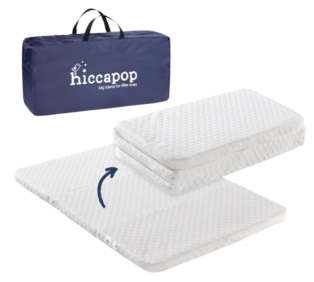 Hiccapop Tri-Fold Pack and Play Mattress Pad | The Peaceful Sleeper