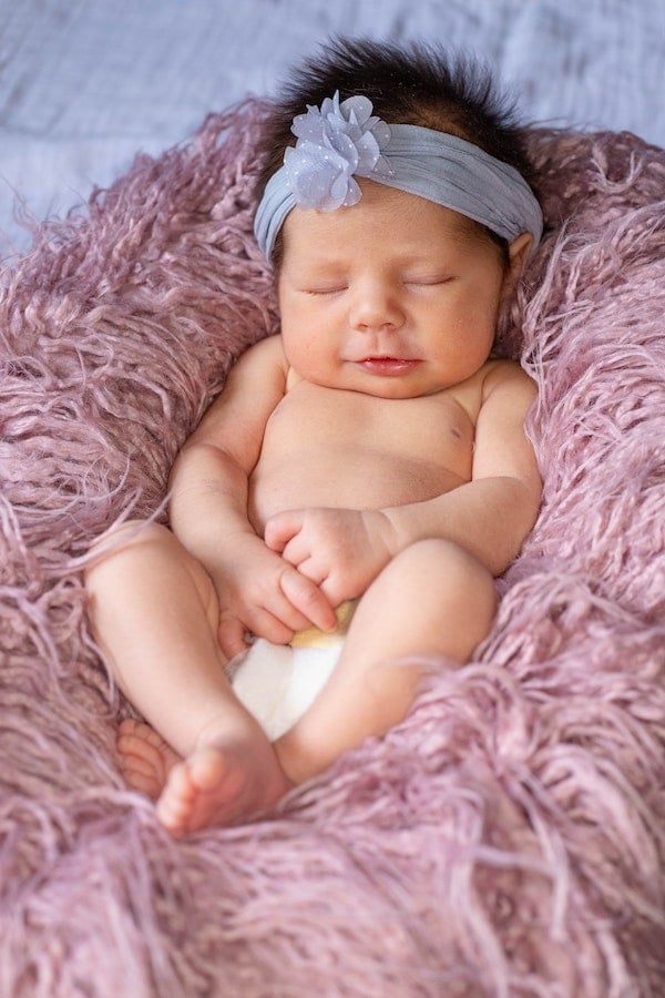 a newborn baby sleeping | The Peaceful Sleeper