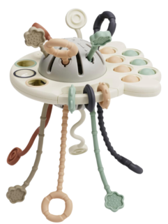 Pull String Teether Toy | The Peaceful Sleeper