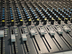 mixing console