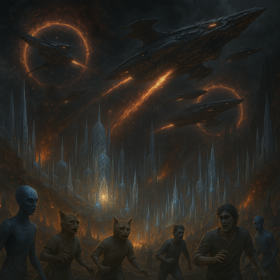 mitologia, espiritualidade, criação cósmica, Elohim, lyrianos, draconianos, Lira, mito da criação, dualidade, mito antigo, guerra cósmica, história da criação, mitologia da criação, fantasia, folclore, arte mitológica