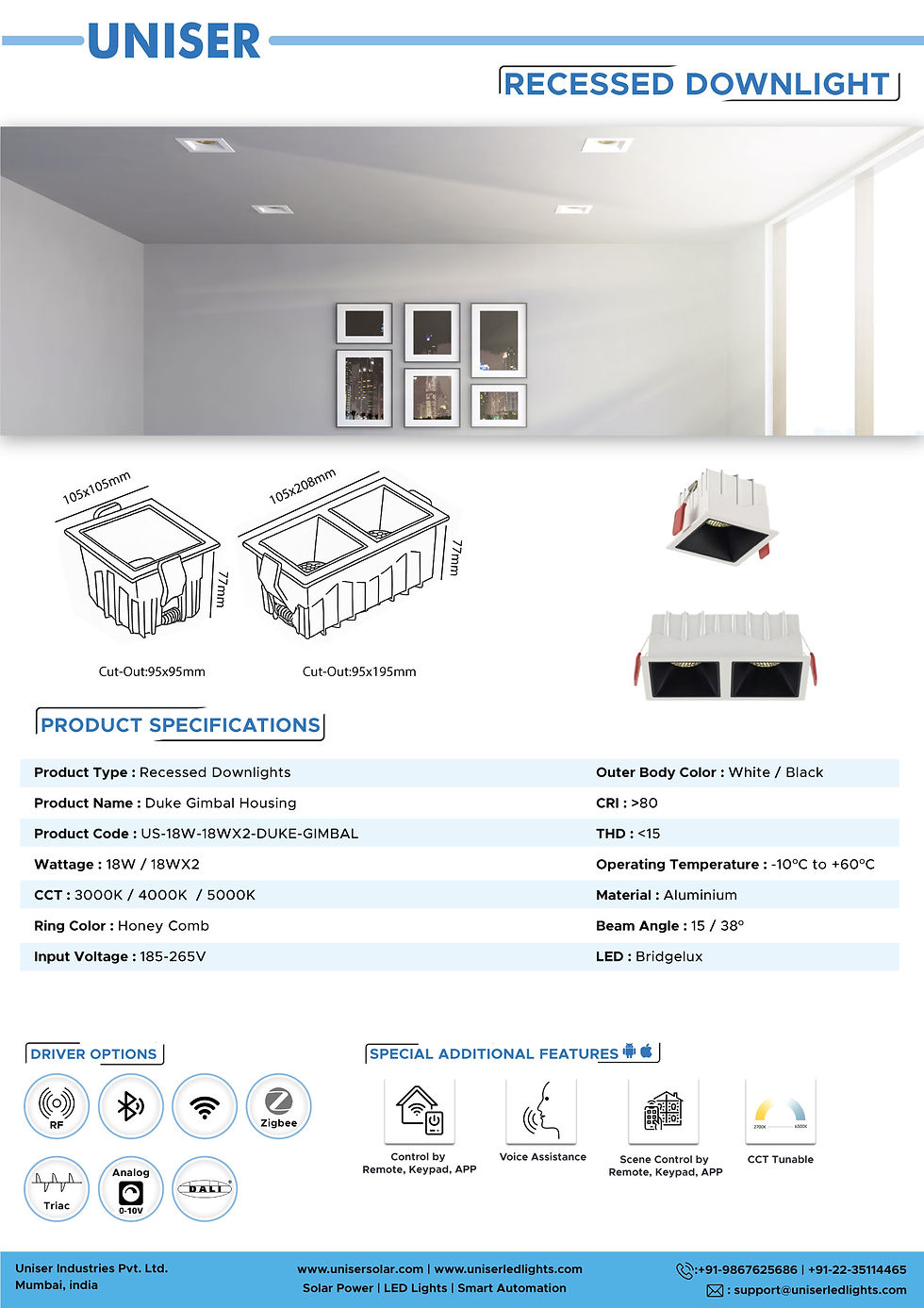 DUKE GIMBAL SERIES 18W