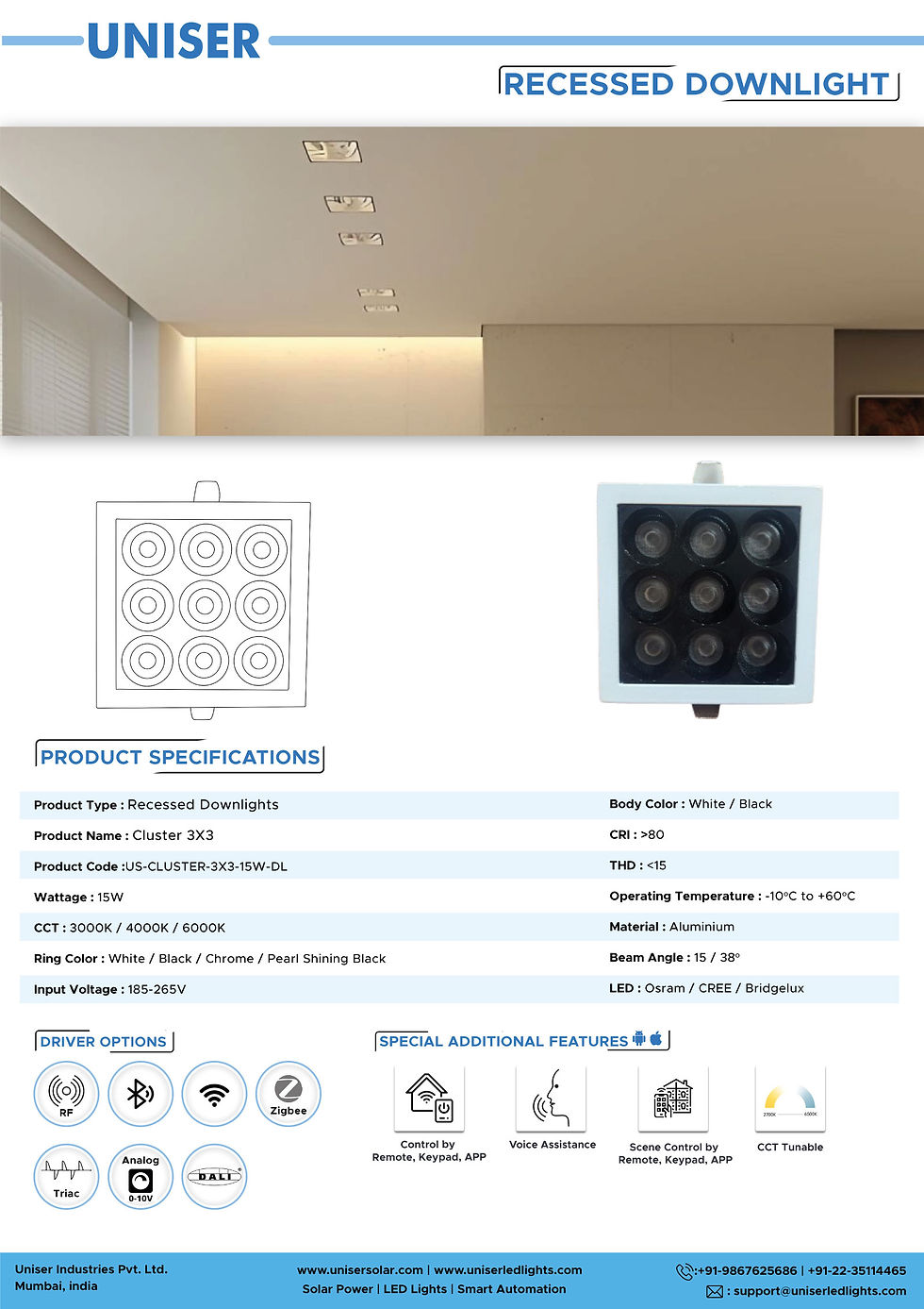 CLUSTER-3x3 SERIES