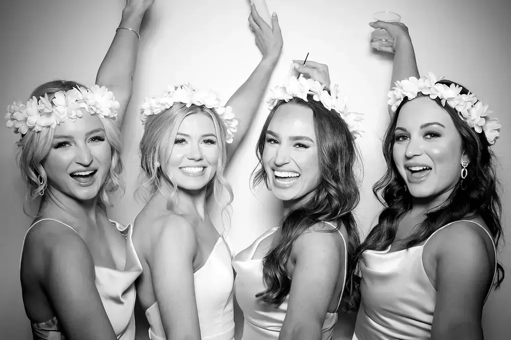 Glam Booth Black and White High Resolution photo