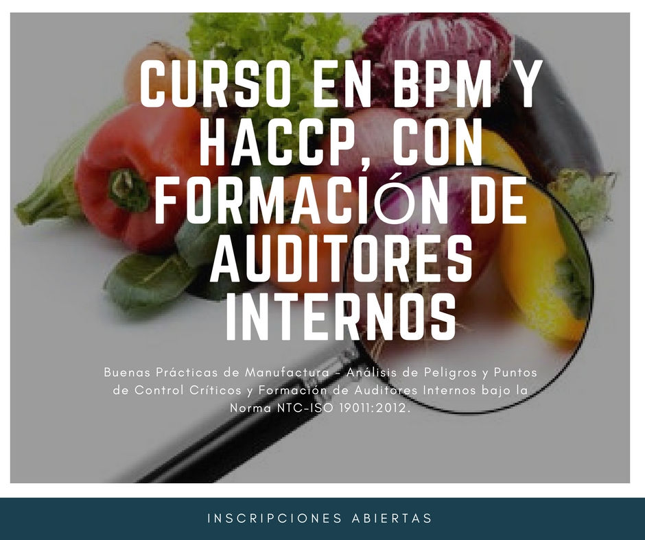 Curso en BPM y HACCP
