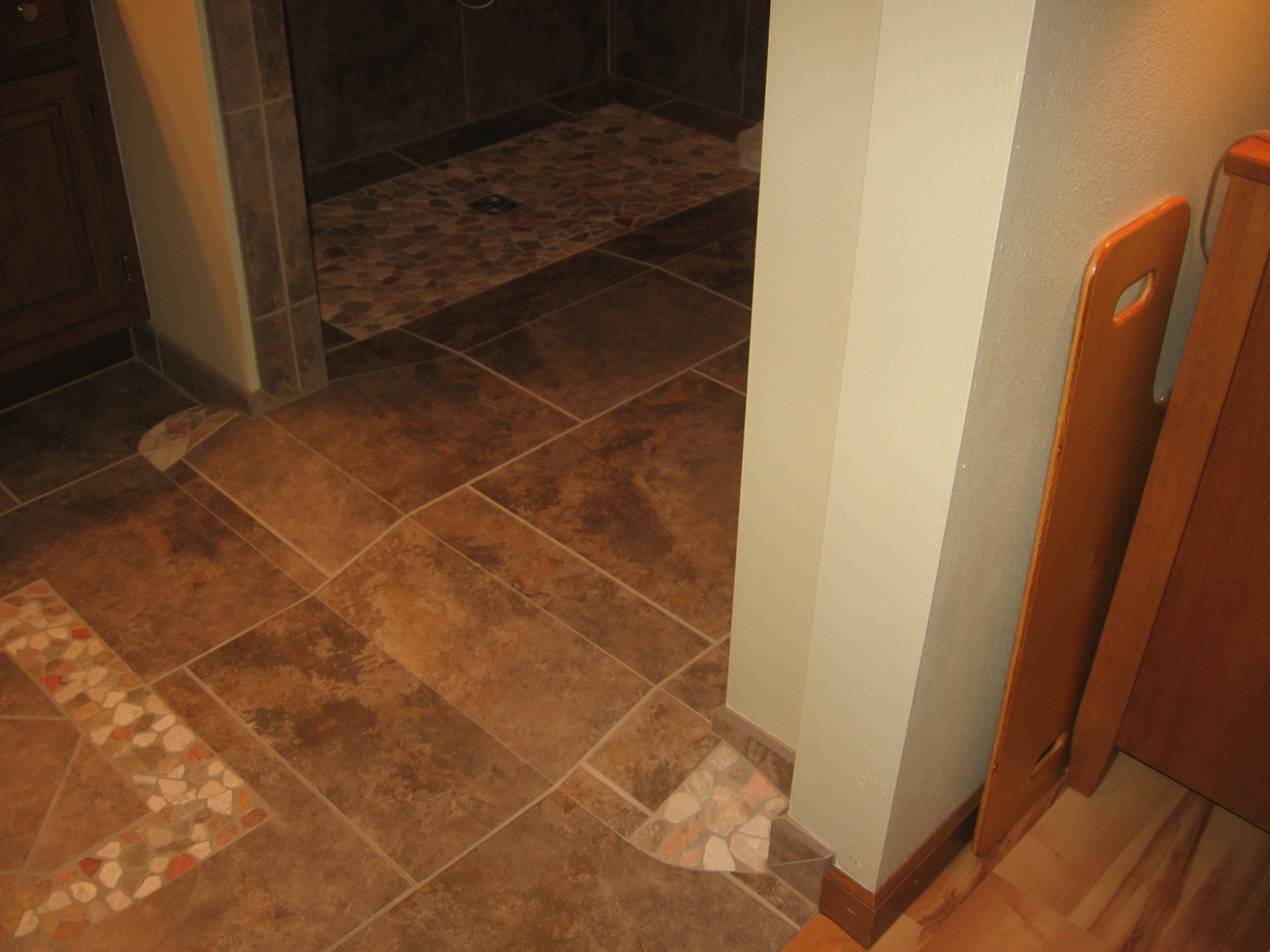 ADA compliant shower ramp